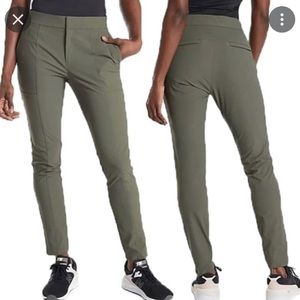 Athleta Wander Stash Skinny Pant New With Tags Olive Green Size 8